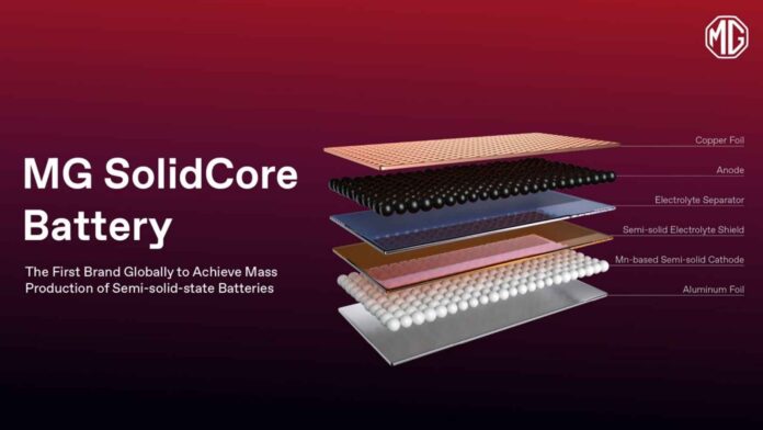 MG SolidCore Battery