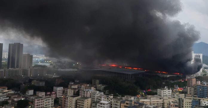 Incendio BYD Cina