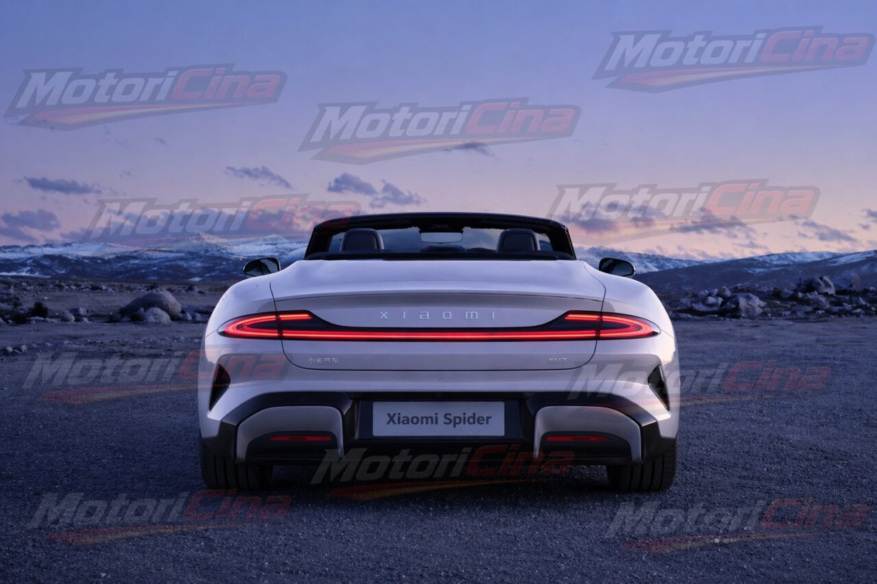 Xiaomi SU7 Spider render