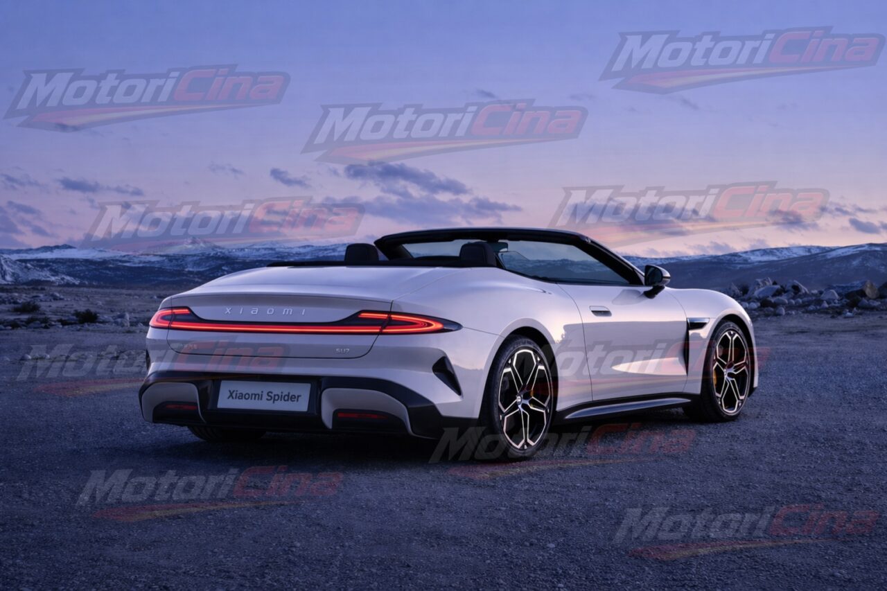 Xiaomi SU7 Spider render